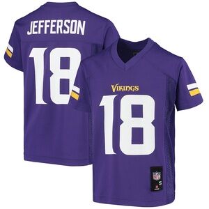 NFL Purple Vikings Kids Jersey